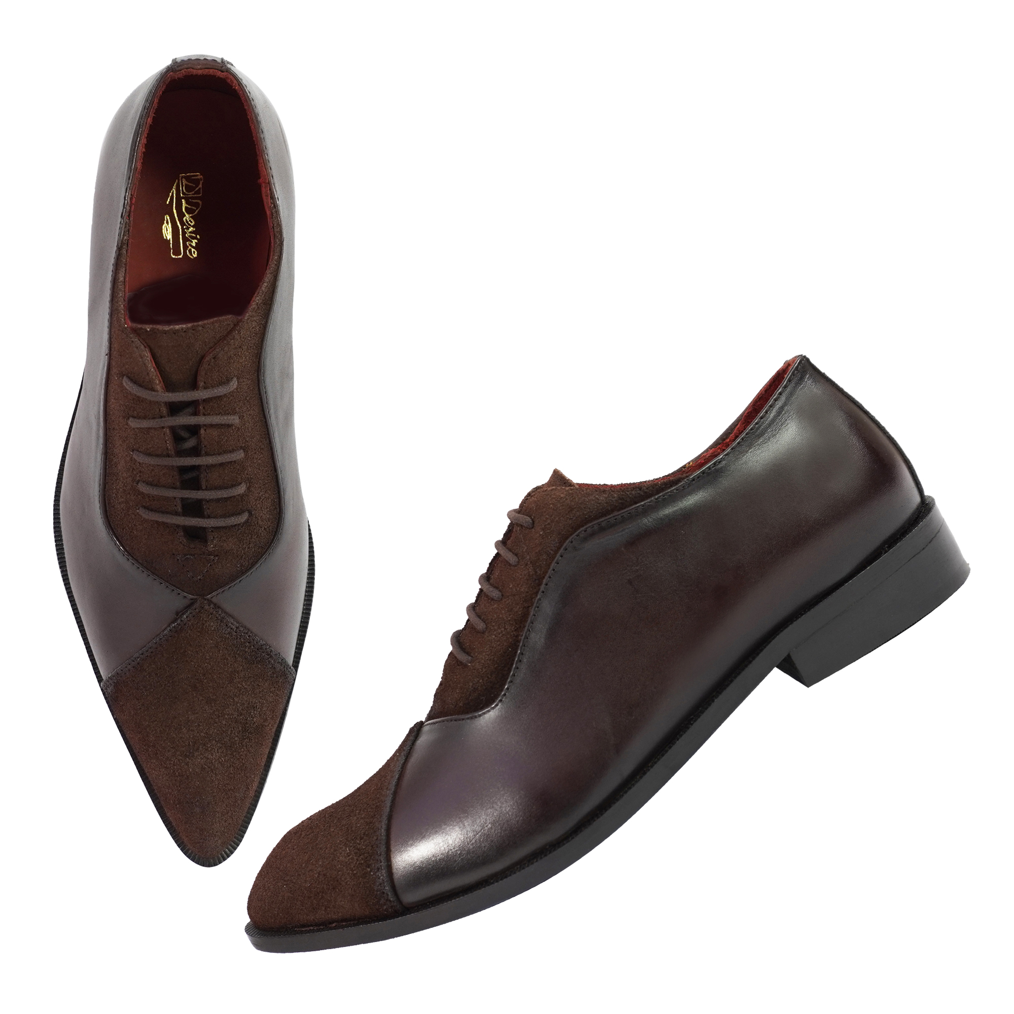 2509 Pointer Brown Lace Up LEATHER SHOES